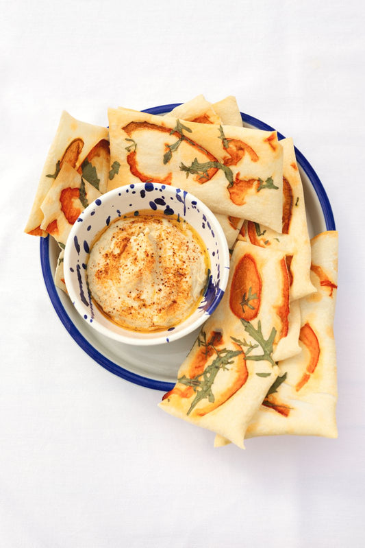 Salty crackers met paprika en rucola